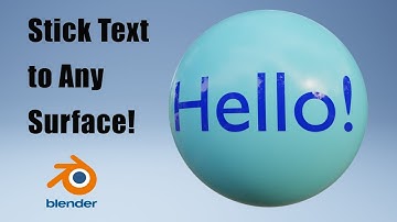 Wrap Text on a Curve Object in Blender – Easy Shrinkwrap Tutorial!