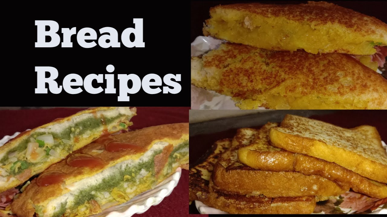 Bread OmelletePotatoBread SandwichFrench Toast3 Bread Recipes in tamilRoad Side bread