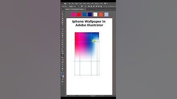 How to create #Wallpaper In #Illustrator #shorts