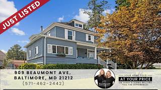 909 Beaumont Ave | Baltimore Home for Sale Near Belvedere Square | Comfort Meets Convenience