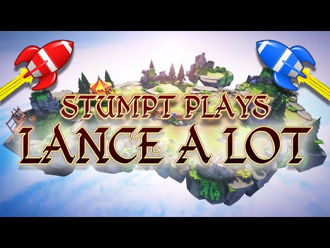 Lance A Lot - Rocket Powered Jousting! (4 Player Gameplay)