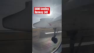 GORGEOUS BAY APPROACH into Sydney on a Qantas Q400