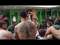 ASSE 3-0 Bordeaux: la joie du vestiaire