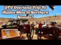 UTV Overland Trip To “Hidden Mines” Somewhere In Northern Nevada!😳 #utv #outdoor #adventure #mine