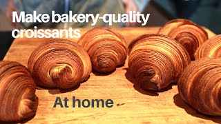 Make bakeryquality croissants at home using plain flour