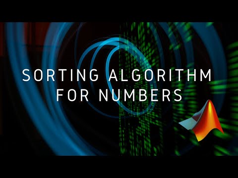 22e: Sorting  Algorithm for Numbers using Matlab Part 1 (Urdu / Hindi) | Matlab with Nashi