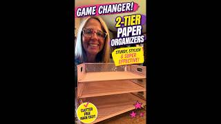 Two Tier File Organizer That Really Works for Me | Marbrasse