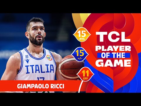 Giampaolo Ricci (15 PTS) | TCL Player Of The Game | ITA vs PUR | FIBA Basketball World Cup 2023
