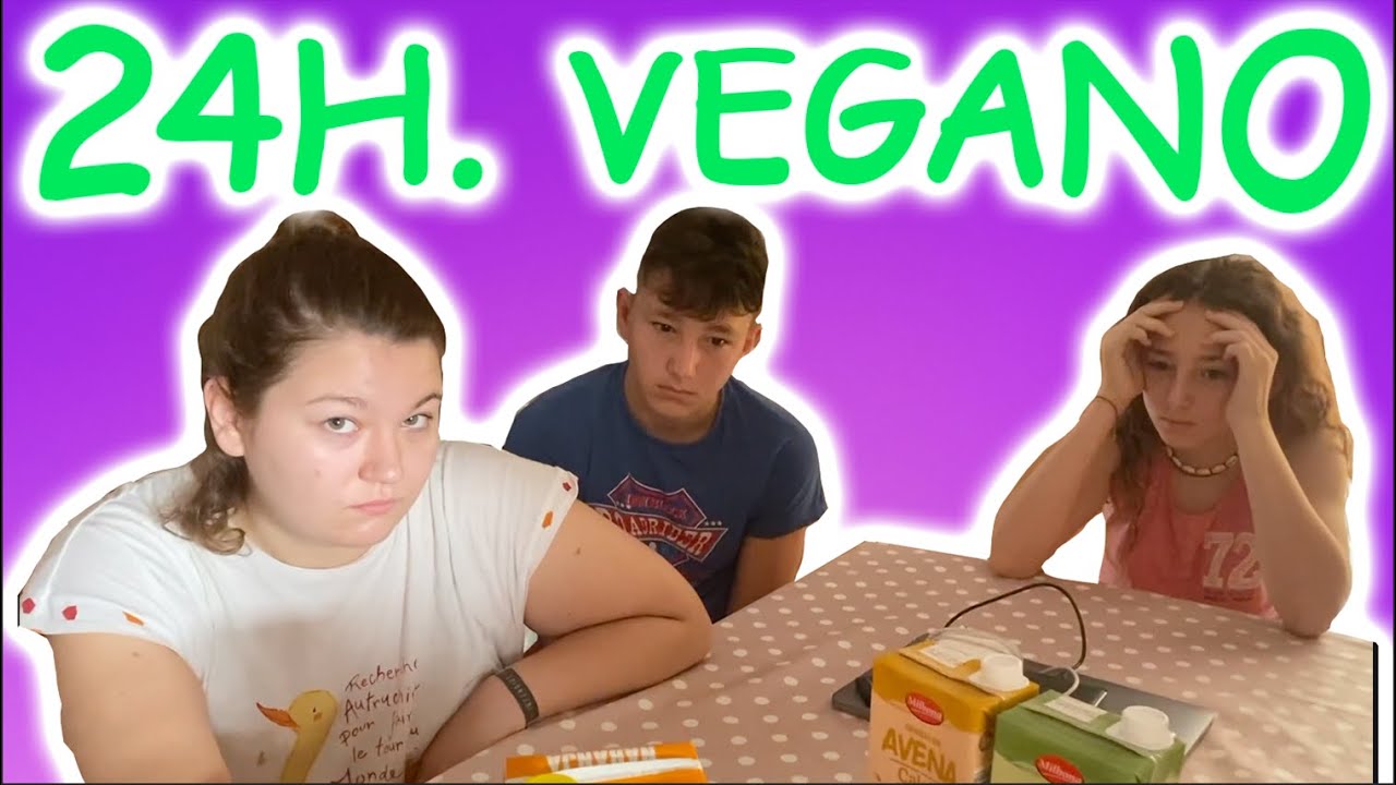 ¡¡24 HORAS SIENDO VEGANOS!! 🥦 // ¿¿NUESTRO PADRE HACE TRAMPA?? 😱