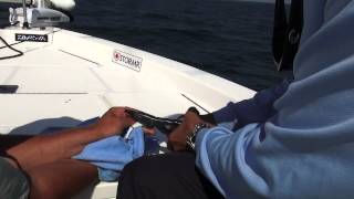 How to get a treble hook out of your finger