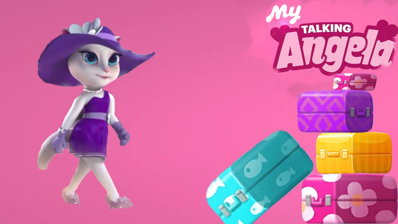 Talking angels. Анджела Minis. Talking Angela чемодан. Том мини Анджела.