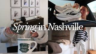 spring in nashville | half marathon training, new wall art and house projects, cook dinner with us!