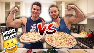 MAKING THE BEST VEGAN PIZZA(SIMNETT VS JON VENUS)