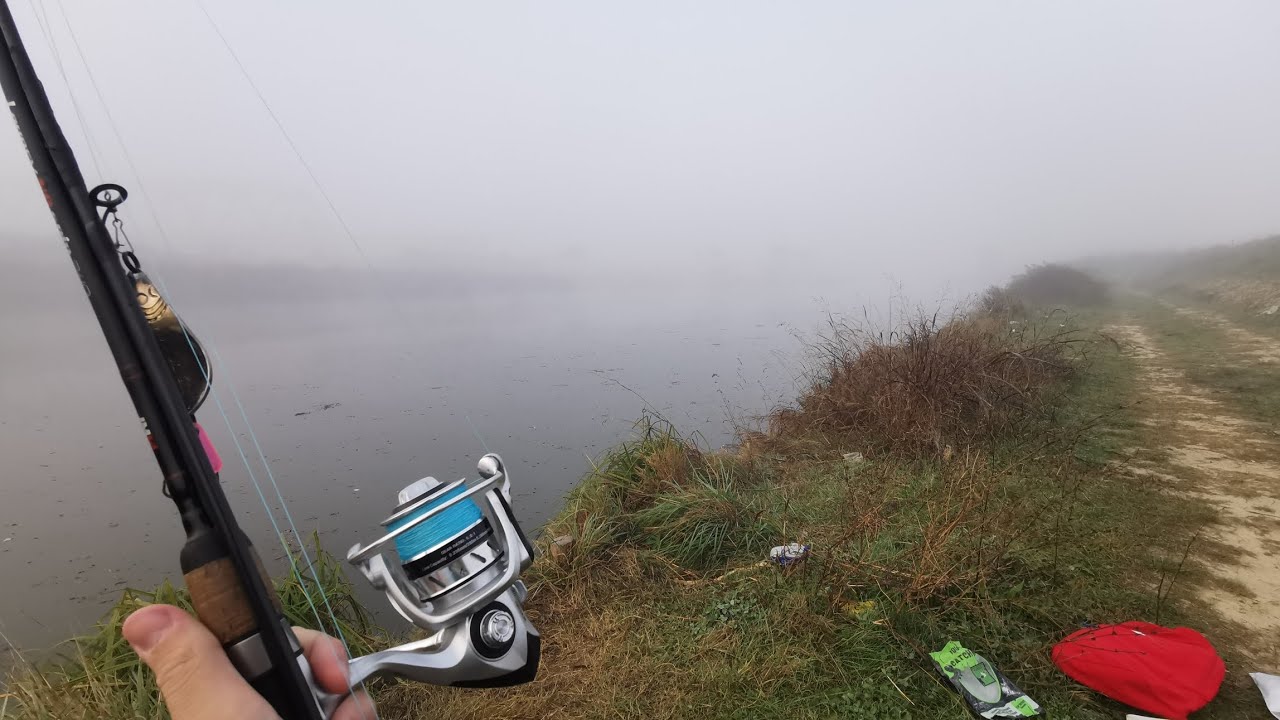 Late autumn pike fishing on a heavy setup