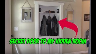 Secret Bookcase Door Passage into HIDDEN ROOM !!! Wealth