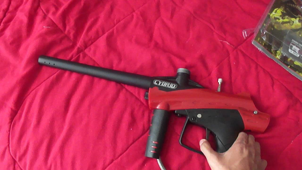 JT Cybrid Paintball gun Review YouTube