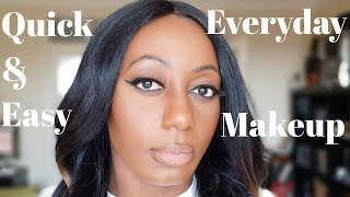 Easy Quick Everyday Makeup for Protruding Eyes and Mature Skin