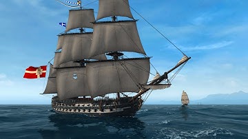 Naval Action - Solo - 3rd vs 1st rate group kill mission (take 1)