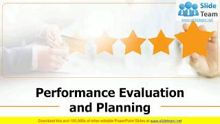 Performance Evaluation And Planning PowerPoint Presentation Slides