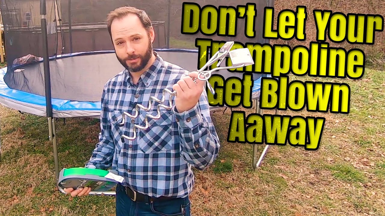 How To Keep A Trampoline From Blowing Away