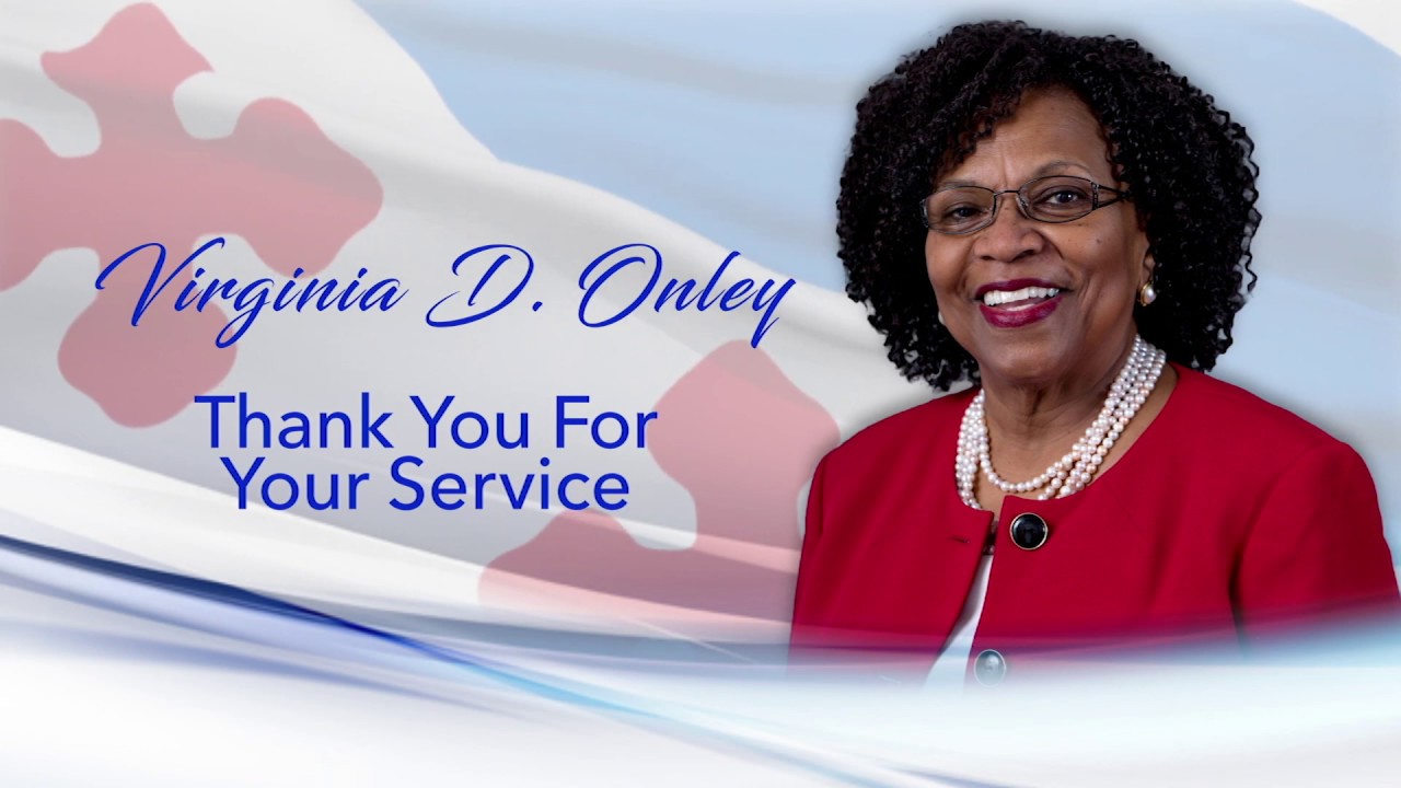 Mayor & Council Recognition of Councilmember Virginia D. Onley YouTube