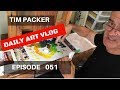Mixing Colourful Greens - Daily Art Vlog - Episode 051