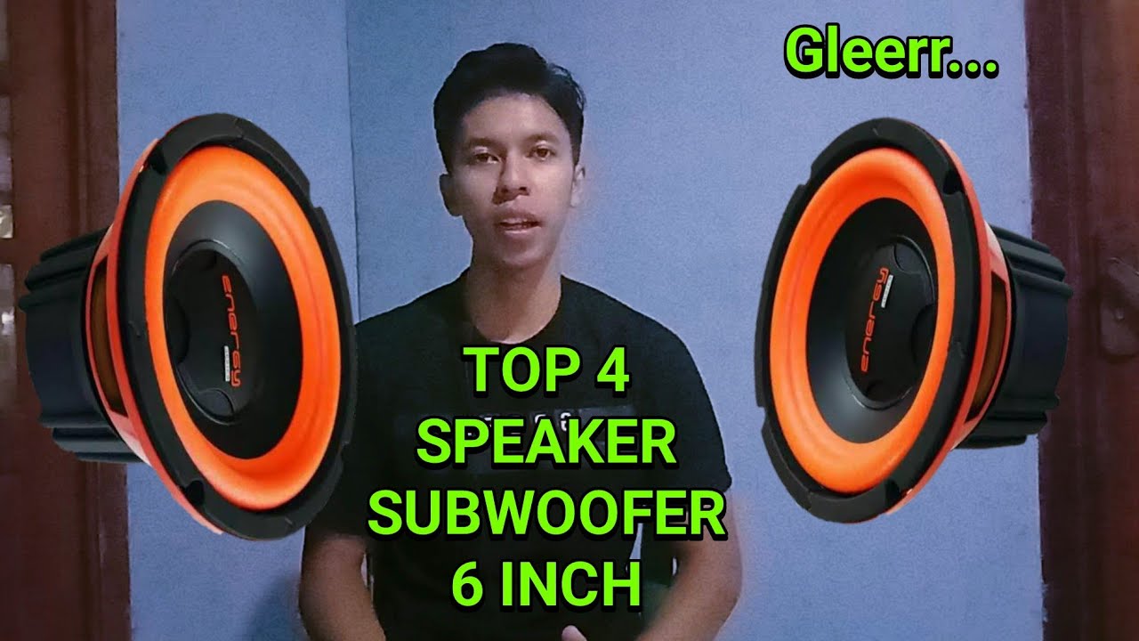 TOP 4 Speaker Subwoofer 6 inch murah buat rumahan Gleerrr...