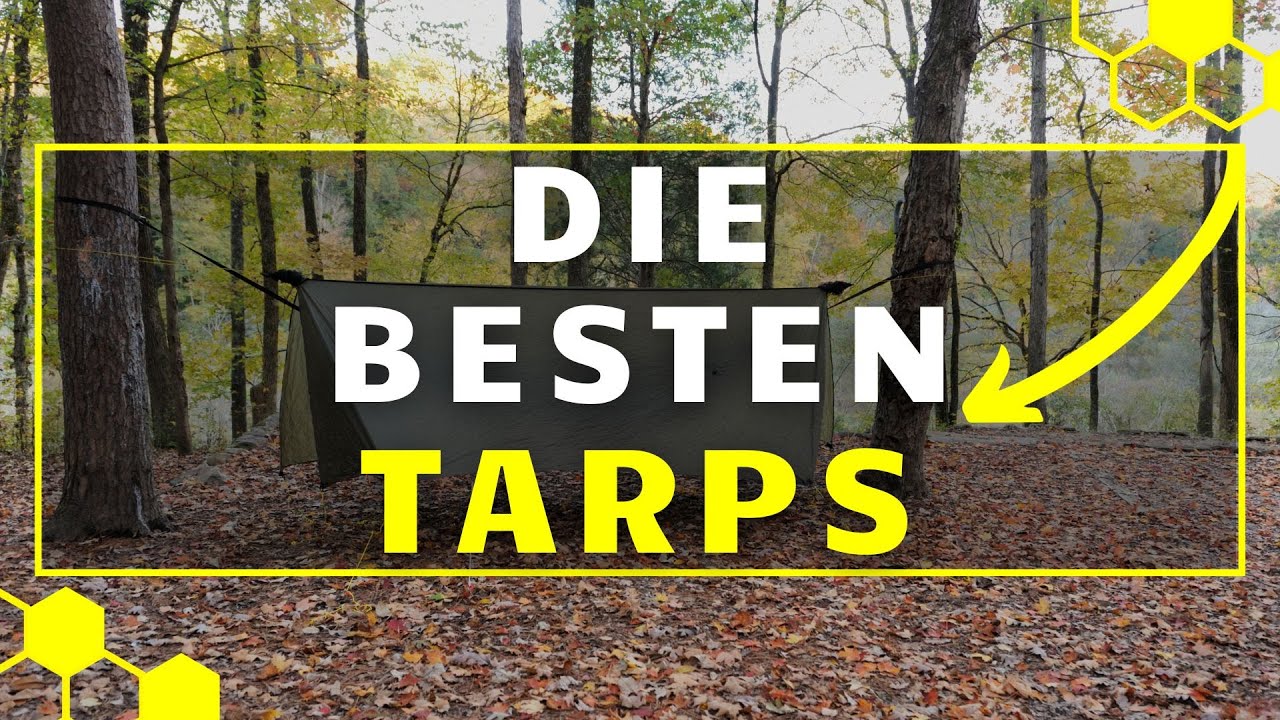 3 Tarp Shelter Setups für Bushcraft Survival Trekking - Tarp Aufbau Varianten | Fritz Meinecke