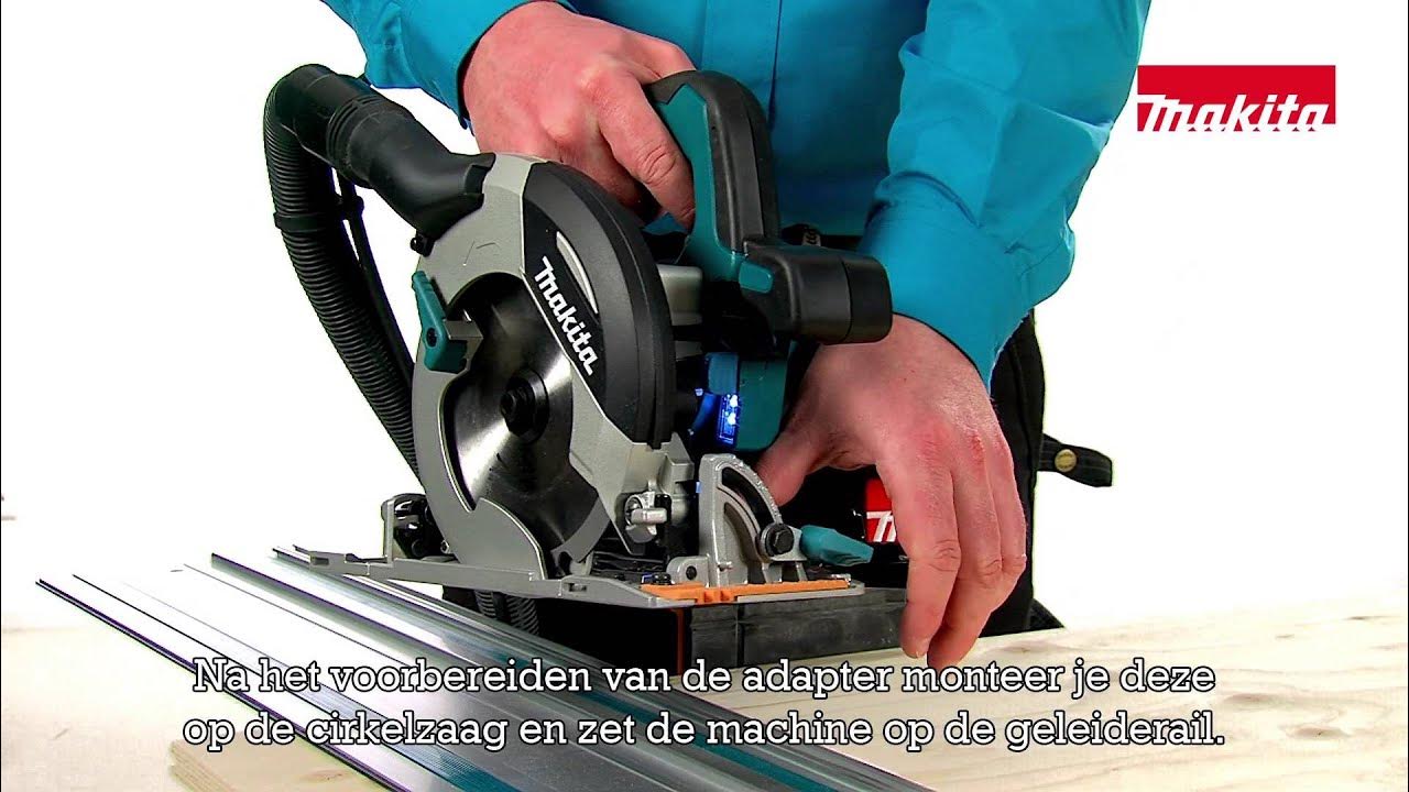 Automatisch Aja Verscherpen Zagen met een cirkelzaag in combinatie met de geleiderail. - YouTube