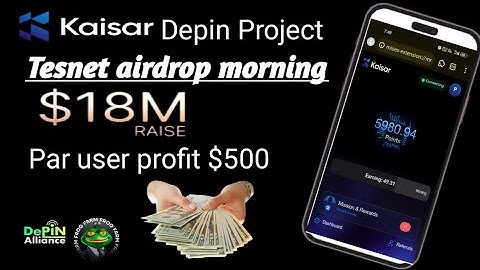 Kaisar network DEPIN mining.full joining prosse..#airdrop #newtesnetairdrop