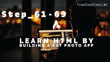 Learn HTML by Building a Cat Photo App: Solutions Step 61-69 / freeCodeCamp