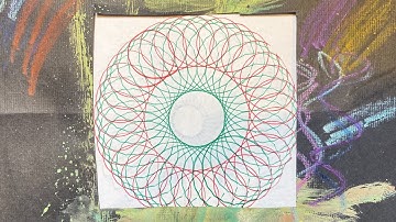 Spirograph | Ruler Beautiful Design | Geometric ASMR Satisfying video #design #spirograph
