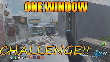 ★NEW★ BO3 ONE WINDOW CHALLENGE Custom Zombies Map ! Call Of Duty BO3 Custom Zombies