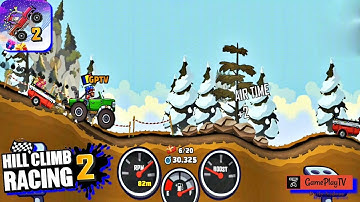 Hill Climb Racing 2 Part 10 | NEW VEHICLE MONSTER TRUCK  | Walkthrough Android IOS Gameplay HD
