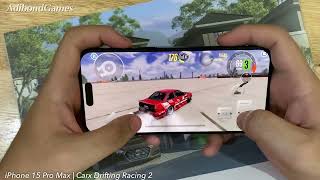 iPhone 15 Pro Max Carx Drift Racing 2 Game Test screenshot 3