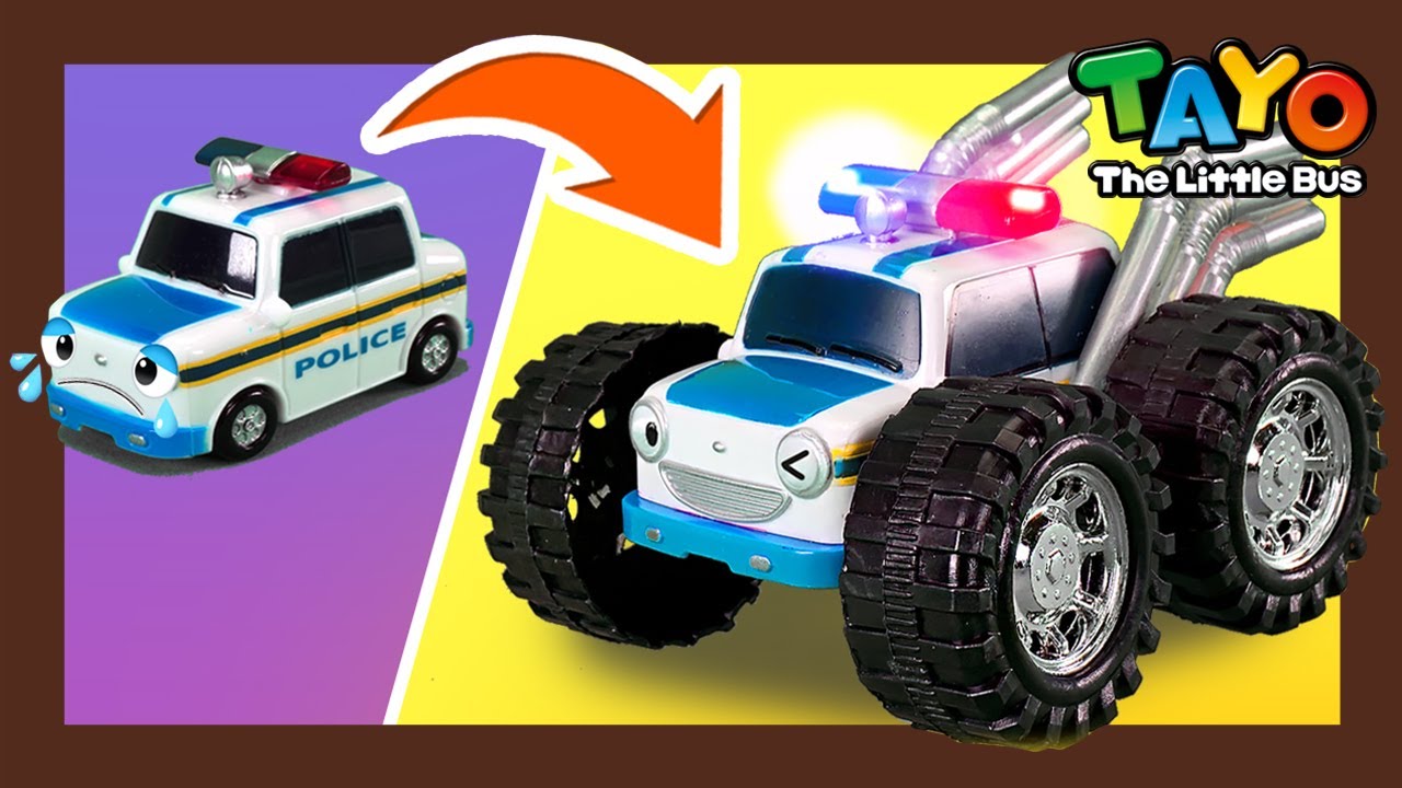 Pat the Police Car is Broken! | Tayo Autos Repair Play | Fixing broken vehicles | Toys for Kids