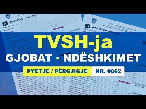 Video: Si Të Zbritet TVSH-ja