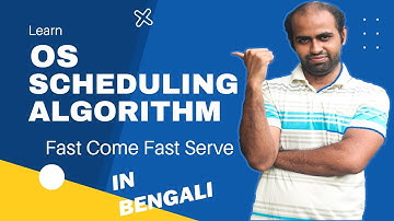 First Come First Serve (FCFS) CPU Scheduling Algorithm with example |Operating System