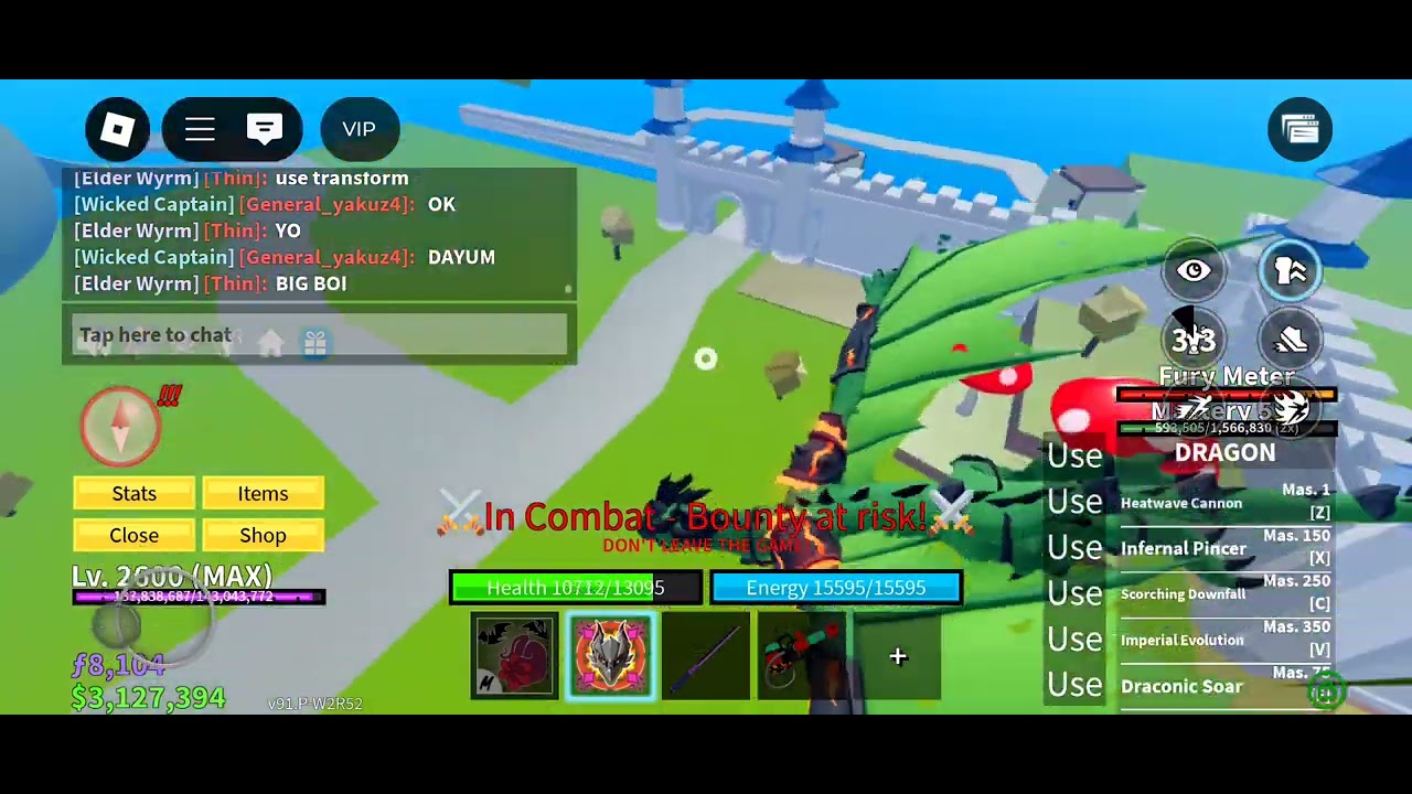 buying perm dragon in blox fruits (it's busted op)