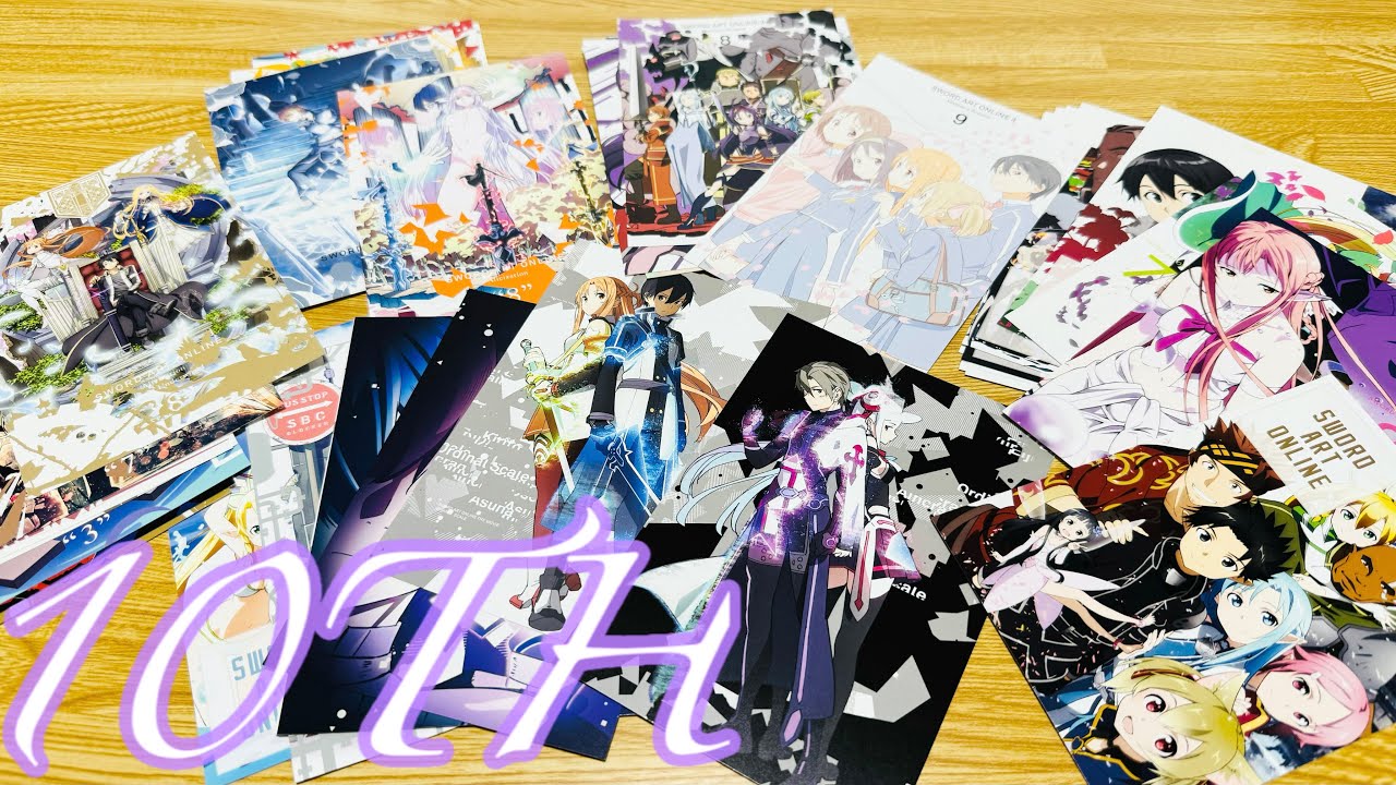 ソードアート・オンライン】10周年限定ポストカード⁉︎『アイン