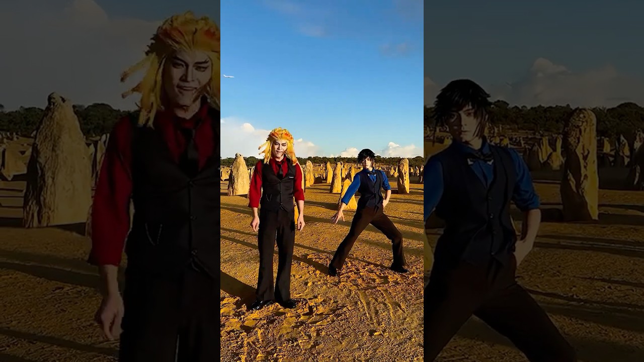 Kyojuro Rengoku & Giyu Tomioka #anime #game #fyp #demonslayer #giyu #tomioka #cosplay #cosplayer