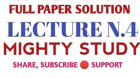 APPLIED PHYSICS-2 | FULL PAPER SOLVED | LECTURE N.4 | UP POLYTECHNIC | SECOND SEMESTER SPECIAL CLASS