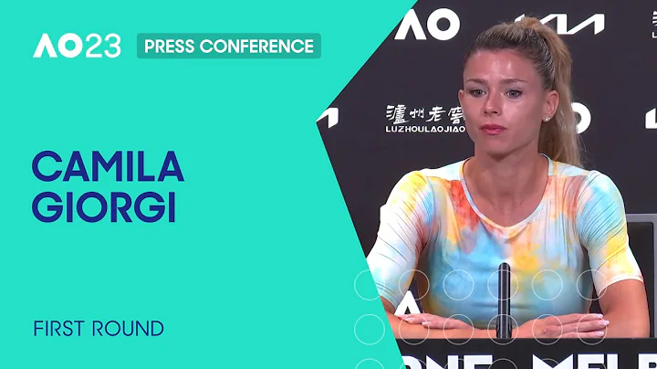 Camila Giorgi Press Conference | Australian Open 2023 First Round