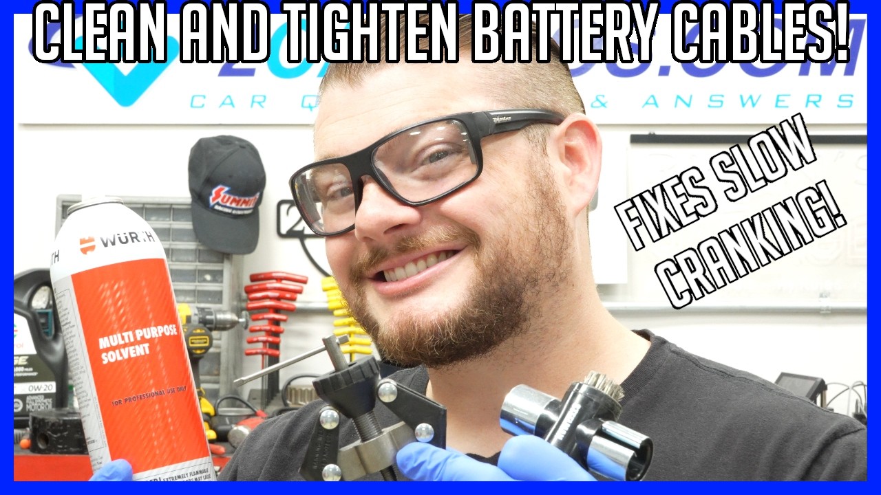 How to Clean and Tighten Car Battery Terminals (Step-by-Step) - YouTube