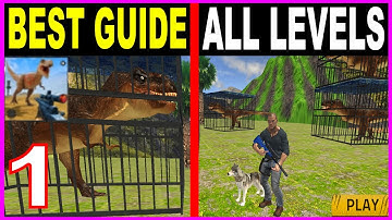 Dino Hunting Wild Animals Best Gameplay Walkthrough (New Update) Part 1 - All Levels Solutions