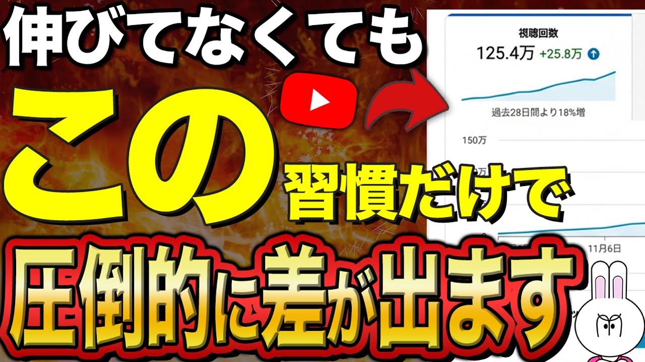 【2026年最新版】YouTubeが伸びる人だけがやっている習慣10選を完全解説します！