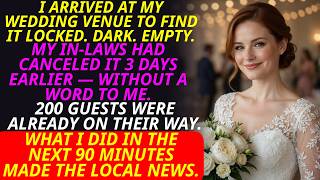 My In-Laws Canceled My Wedding Venue Without Telling Me — I Found Out at the Altar