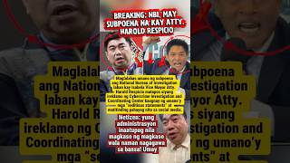 “BREAKING: NBI VS ATTY. HAROLD RESPICIO!” 🚨