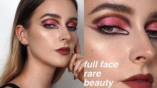 full face of rare beauty trying new products from rare beauty first impressions