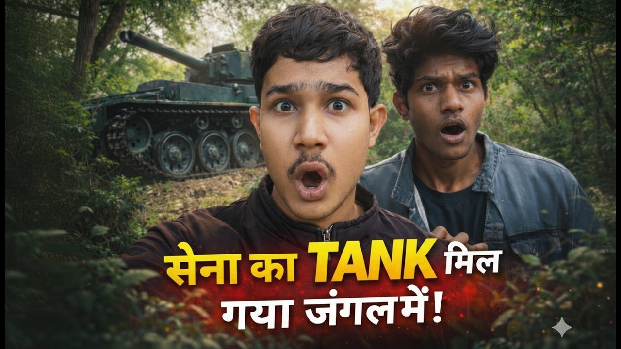 Jungle Mein Army Tank Mil Gaya 😱 | Hum Shock Ho Gaye! (Full Vlog) || yogesh jamhoria vlogs ||